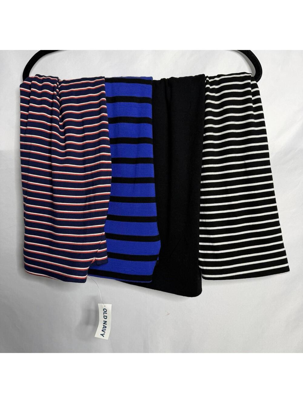 Lot Of 4 Old Navy Woman's Size Small Long Skirts Black, Blue, Red, White